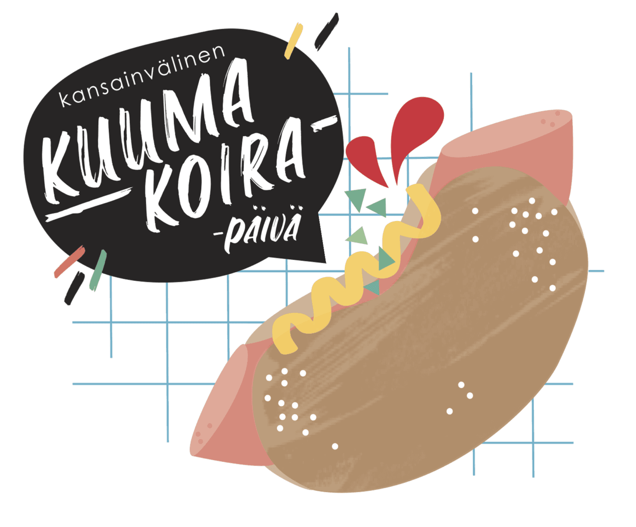 Kuuma koira tapahtuman logo